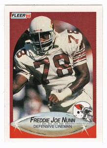 Freddie Joe Nunn - Phoenix Cardinals (NFL Football Card) 1990 Fleer # 337 Mint