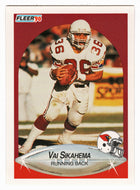 Vai Sikahema - Phoenix Cardinals (NFL Football Card) 1990 Fleer # 339 Mint