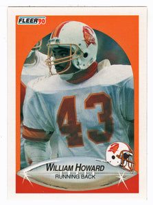 William Howard - Tampa Bay Buccaneers (NFL Football Card) 1990 Fleer # 349 Mint