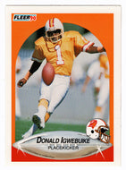 Donald Igwebuike - Tampa Bay Buccaneers (NFL Football Card) 1990 Fleer # 350 Mint