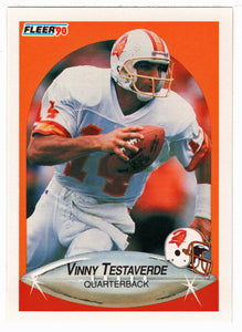 Vinny Testaverde - Tampa Bay Buccaneers (NFL Football Card) 1990 Fleer # 356 Mint