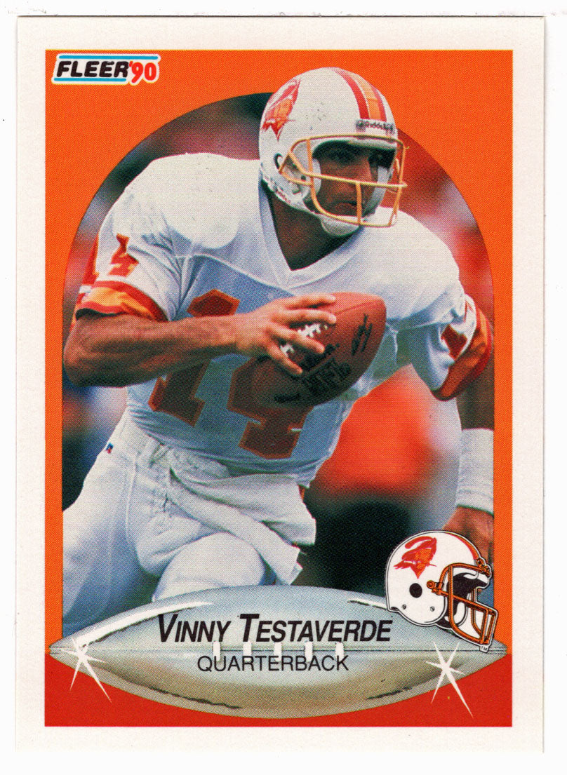 Vinny Testaverde - Tampa Bay Buccaneers (NFL Football Card) 1990 Fleer # 356 Mint