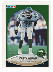 Bobby Humphery - New York Jets (NFL Football Card) 1990 Fleer # 363 Mint