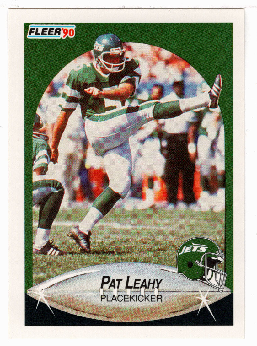 Pat Leahy - New York Jets (NFL Football Card) 1990 Fleer # 364 Mint