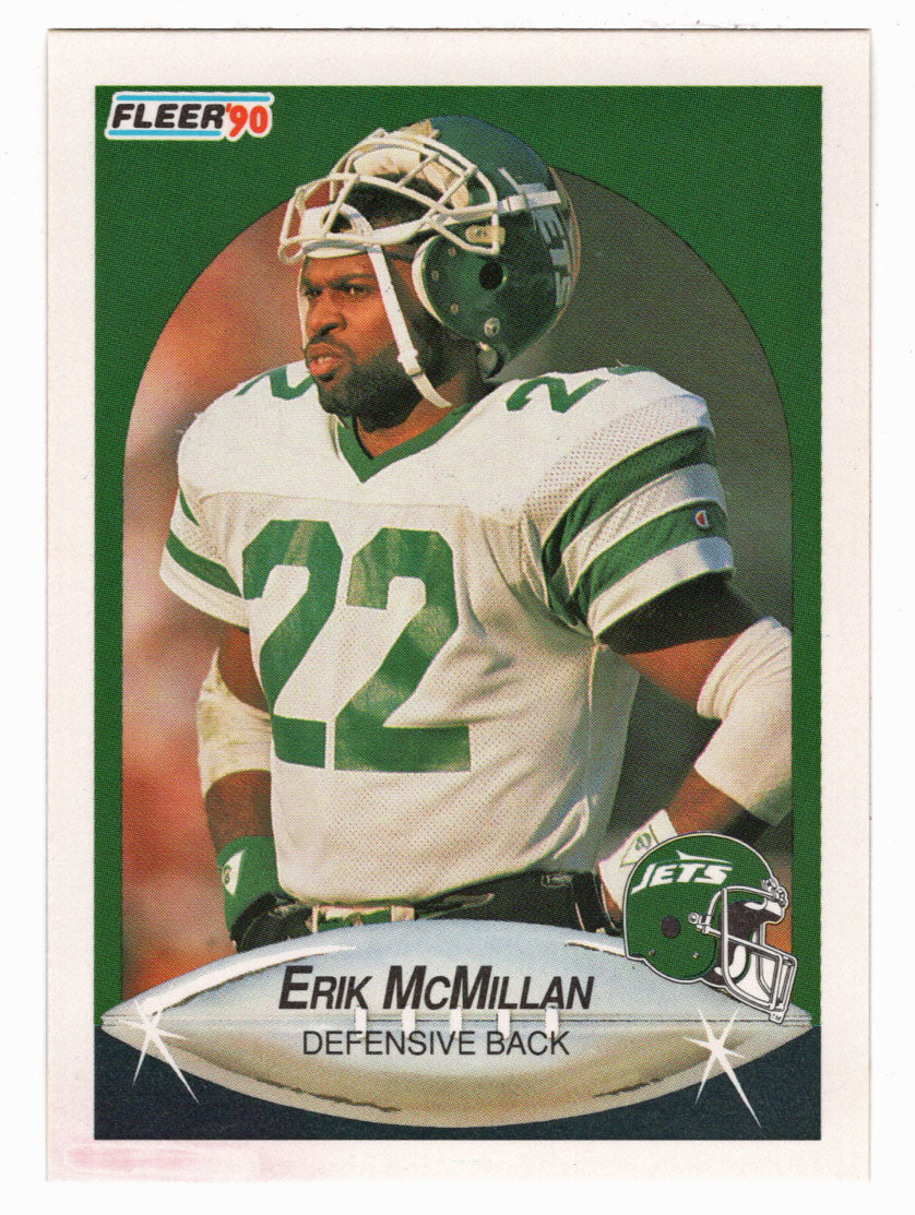 Erik McMillan - New York Jets (NFL Football Card) 1990 Fleer # 365 Mint