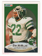 Erik McMillan - New York Jets (NFL Football Card) 1990 Fleer # 365 Mint