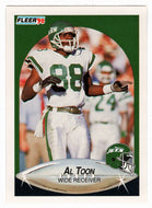 Al Toon - New York Jets (NFL Football Card) 1990 Fleer # 369 Mint