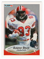 Aundray Bruce - Atlanta Falcons (NFL Football Card) 1990 Fleer # 371 Mint