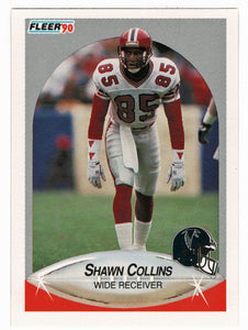 Shawn Collins - Atlanta Falcons (NFL Football Card) 1990 Fleer # 373 Mint