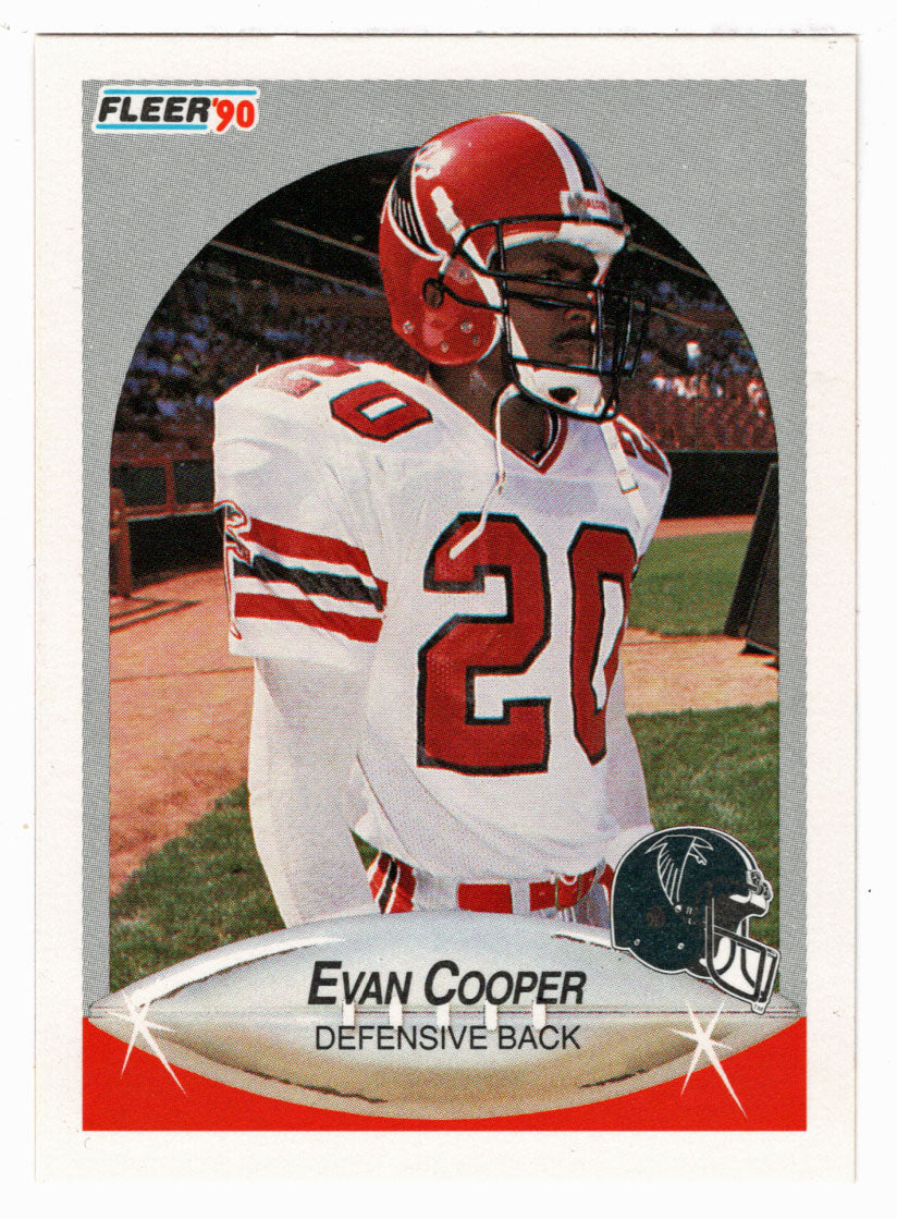 Evan Cooper - Atlanta Falcons (NFL Football Card) 1990 Fleer # 374 Mint