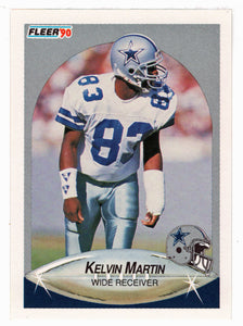 Kelvin Martin RC - Dallas Cowboys (NFL Football Card) 1990 Fleer # 392 Mint