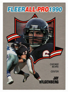 Jay Hilgenberg - Chicago Bears (NFL Football Card) 1990 Fleer All-Pro # 10 Mint