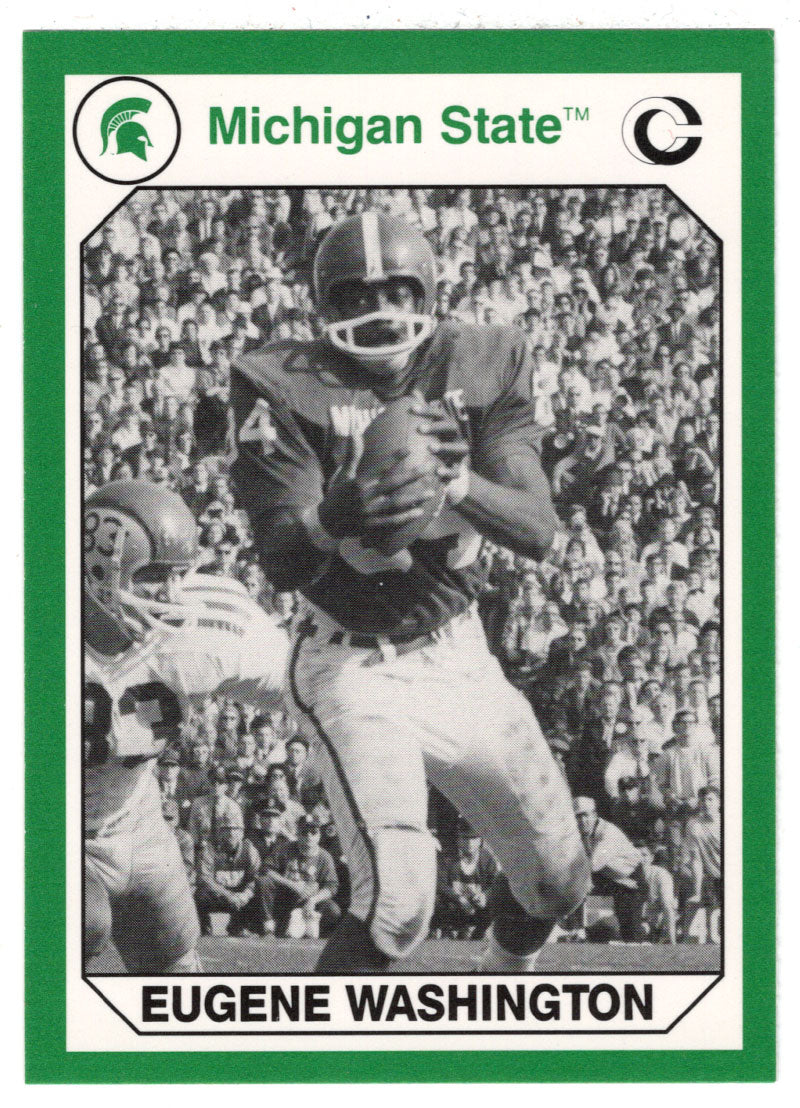 Gene Washington (Multi-Sports Card) 1990-91 Michigan State Collegiate Collection 200 # 23 Mint