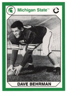 Dave Behrman (Multi-Sports Card) 1990-91 Michigan State Collegiate Collection 200 # 28 Mint