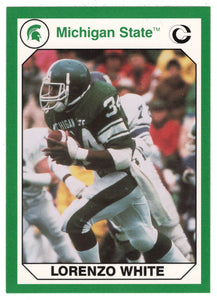 Lorenzo White (Multi-Sports Card) 1990-91 Michigan State Collegiate Collection 200 # 31 Mint