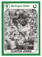 Clinton Jones (Multi-Sports Card) 1990-91 Michigan State Collegiate Collection 200 # 50 Mint