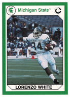 Lorenzo White (Multi-Sports Card) 1990-91 Michigan State Collegiate Collection 200 # 86 Mint