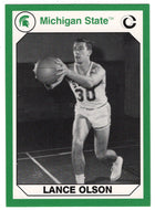 Lance Olson (Multi-Sports Card) 1990-91 Michigan State Collegiate Collection 200 # 110 Mint