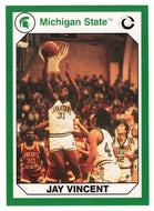 Jay Vincent (Multi-Sports Card) 1990-91 Michigan State Collegiate Collection 200 # 123 Mint