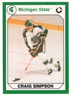 Craig Simpson (Multi-Sports Card) 1990-91 Michigan State Collegiate Collection 200 # 125 Mint