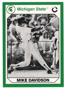 Mike Davidson (Multi-Sports Card) 1990-91 Michigan State Collegiate Collection 200 # 126 Mint