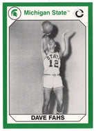 Dave Fahs (Multi-Sports Card) 1990-91 Michigan State Collegiate Collection 200 # 160 Mint