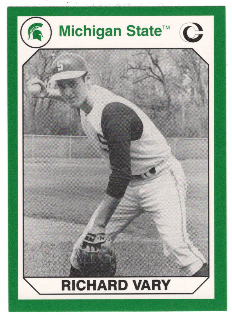 Richard Vary (Multi-Sports Card) 1990-91 Michigan State Collegiate Collection 200 # 165 Mint