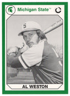Al Weston (Multi-Sports Card) 1990-91 Michigan State Collegiate Collection 200 # 166 Mint