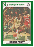Derek Perry (Multi-Sports Card) 1990-91 Michigan State Collegiate Collection 200 # 169 Mint