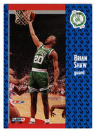 Brian Shaw - Boston Celtics (NBA Basketball Card) 1991-92 Fleer # 16 Mint