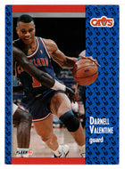 Darnell Valentine - Cleveland Cavaliers (NBA Basketball Card) 1991-92 Fleer # 39 Mint