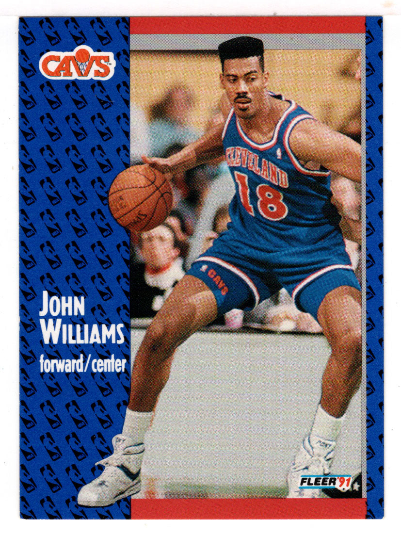 John Williams - Cleveland Cavaliers (NBA Basketball Card) 1991-92 Fleer # 40 Mint