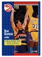 Blair Rasmussen - Denver Nuggets (NBA Basketball Card) 1991-92 Fleer # 52 Mint