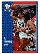 Jay Humphries - Milwaukee Bucks (NBA Basketball Card) 1991-92 Fleer # 116 Mint
