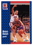 Negele Knight - Phoenix Suns (NBA Basketball Card) 1991-92 Fleer # 162 Mint