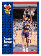 Blue Edwards - Utah Jazz - Slam Dunk (NBA Basketball Card) 1991-92 Fleer # 227 Mint