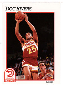 Doc Rivers - Atlanta Hawks (NBA Basketball Card) 1991-92 Hoops # 4 Mint