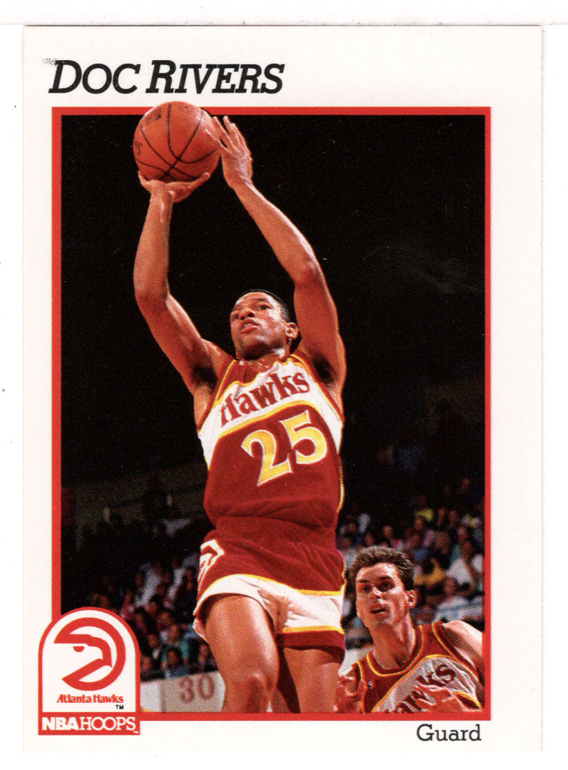 Doc Rivers - Atlanta Hawks (NBA Basketball Card) 1991-92 Hoops # 4 Mint