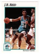 J.R. Reid - Charlotte Hornets (NBA Basketball Card) 1991-92 Hoops # 24 Mint
