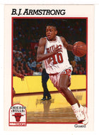 B. J. Armstrong - Chicago Bulls (NBA Basketball Card) 1991-92 Hoops # 26 Mint