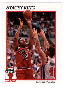Stacey King - Chicago Bulls (NBA Basketball Card) 1991-92 Hoops # 31 Mint