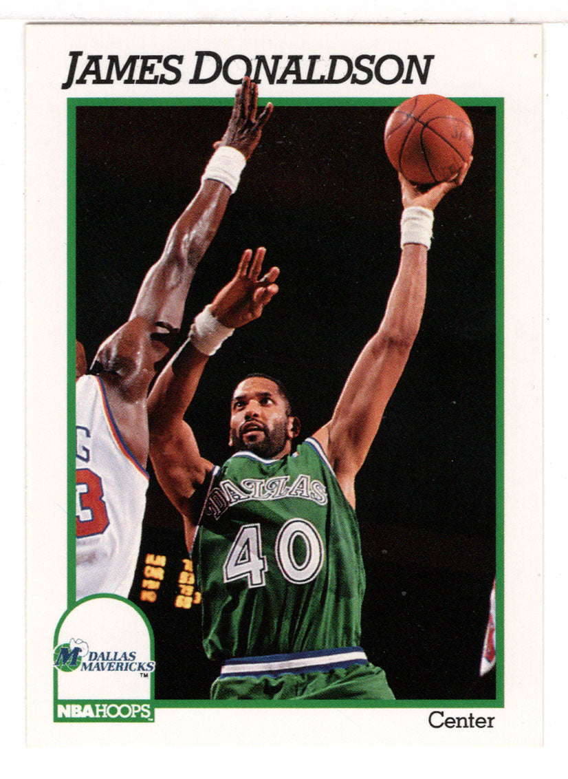 James Donaldson - Dallas Mavericks (NBA Basketball Card) 1991-92 Hoops # 45 Mint