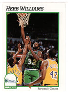 Herb Williams - Dallas Mavericks (NBA Basketball Card) 1991-92 Hoops # 50 Mint