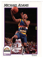 Michael Adams - Denver Nuggets (NBA Basketball Card) 1991-92 Hoops # 51 Mint