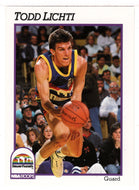 Todd Lichti - Denver Nuggets (NBA Basketball Card) 1991-92 Hoops # 54 Mint
