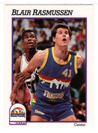Blair Rasmussen - Denver Nuggets (NBA Basketball Card) 1991-92 Hoops # 55 Mint