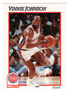 Vinnie Johnson - Detroit Pistons (NBA Basketball Card) 1991-92 Hoops # 62 Mint
