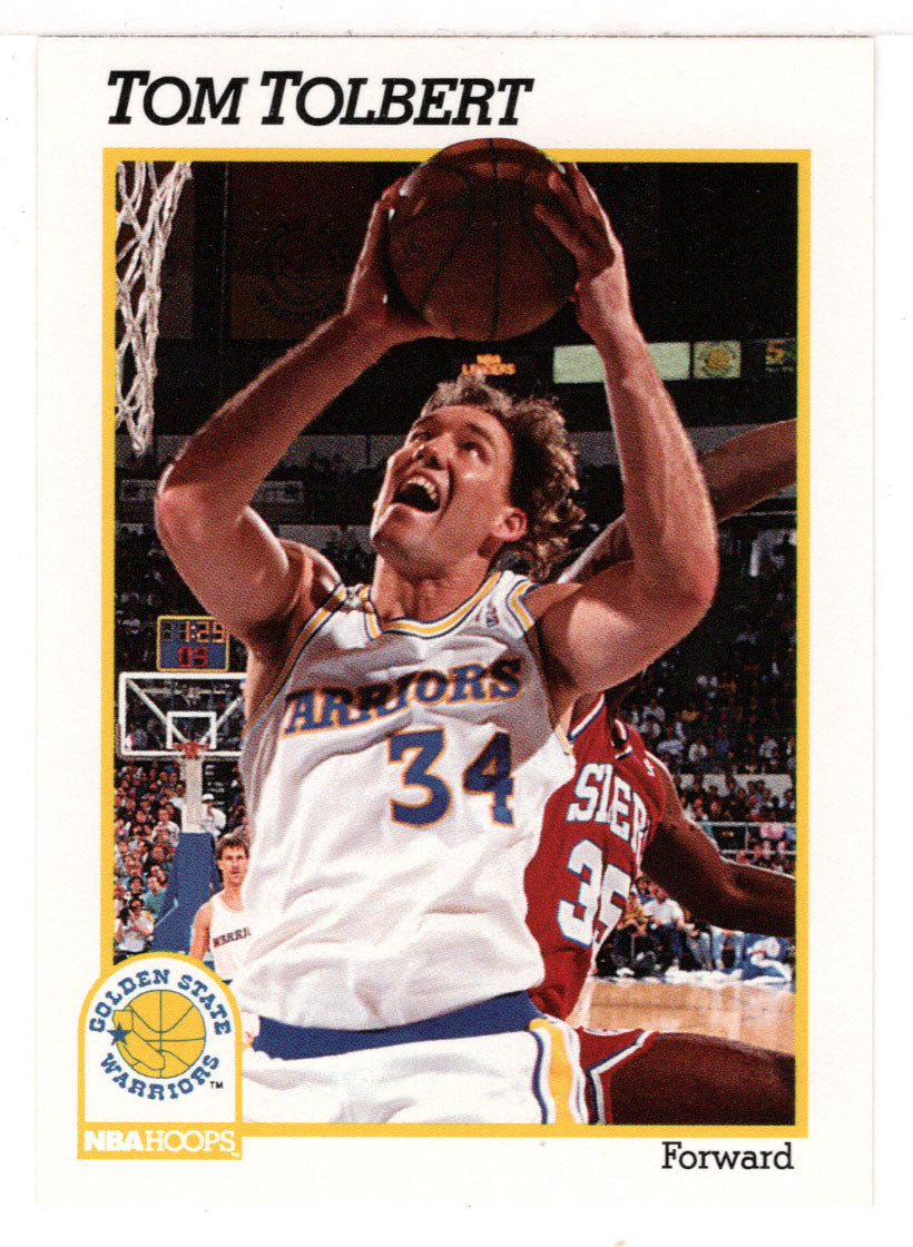 Tom Tolbert - Golden State Warriors (NBA Basketball Card) 1991-92 Hoops # 74 Mint