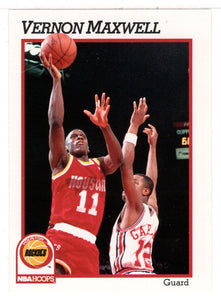 Vernon Maxwell - Houston Rockets (NBA Basketball Card) 1991-92 Hoops # 77 Mint
