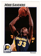 Mike Sanders - Indiana Pacers (NBA Basketball Card) 1991-92 Hoops # 86 Mint